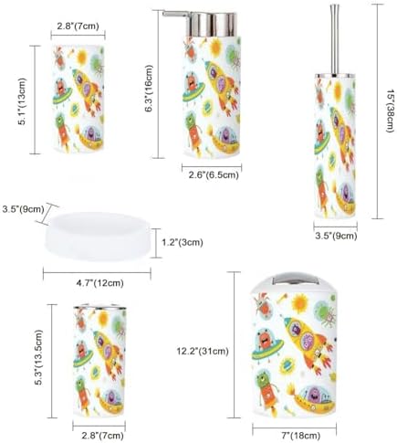 Space-Friendly Christophers Kids Bathroom Set - 6-Piece giggles Good Uses