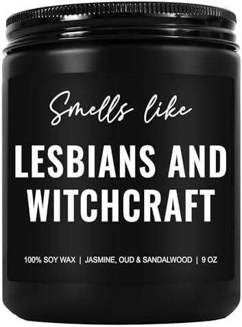 Lesbians and Witchcraft Candle - Funny Gift for Women