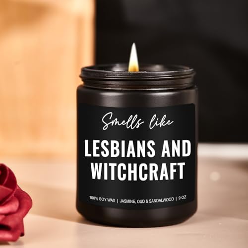 Lesbians and Witchcraft Candle - Funny Gift for Women