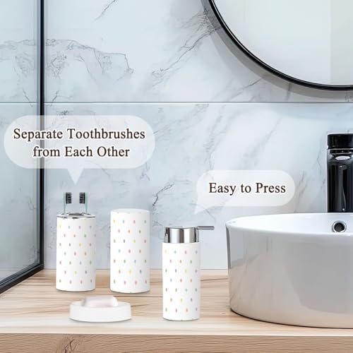 rainbow bath set