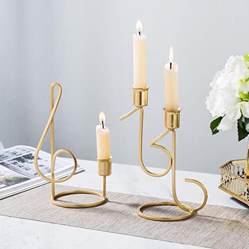 Elegant Golden Candle Holder