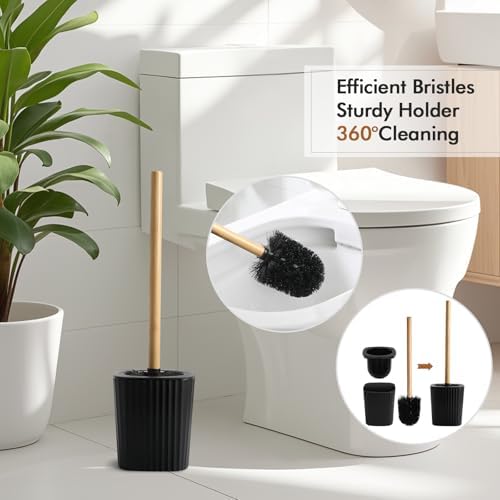 RYTOXILO Black Bathroom Set 21Pcs Complete Bathroom Accessories Water Resistant Style