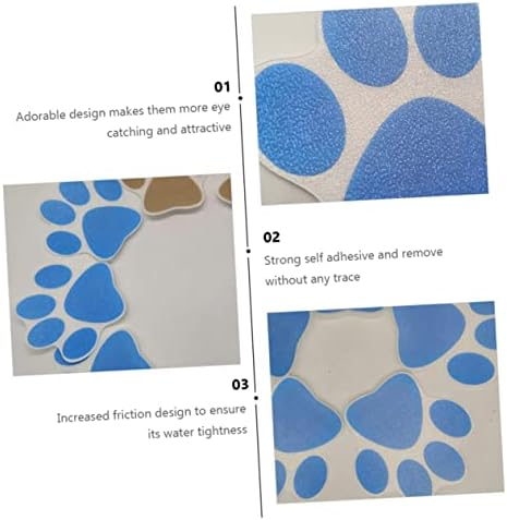 6Pcs Bathtub Stickers Non Slip Decals for Smooth Surfaces
