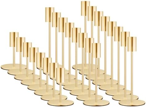 French Gold Taper Candle Holder Set