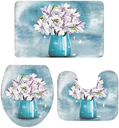 Stylish 3-Piece Trends Bath Rugs Set for Luxury Use