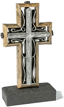 The Hand-Scraped Rustic Beech Iron Unity Cross