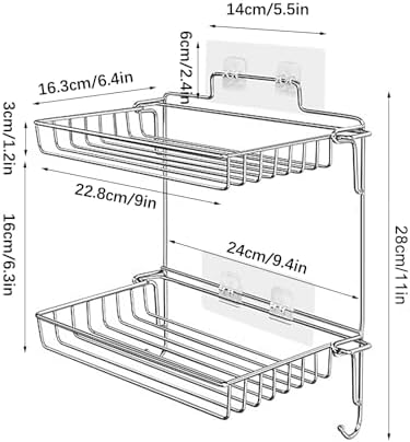 Secure Folding Organizing Rack for the Bathroom
