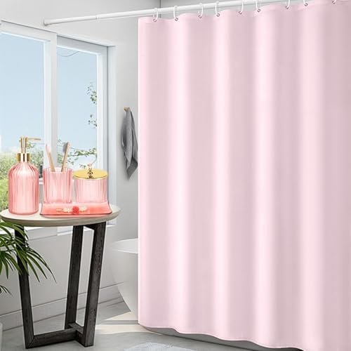 Haturi Pink Bathroom Set 4 Pcs with Gold Decor