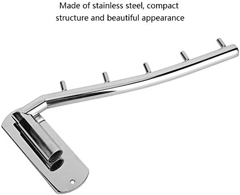 Pilipane Rotatable Stainless Steel Clothes Hanger Towel Rack