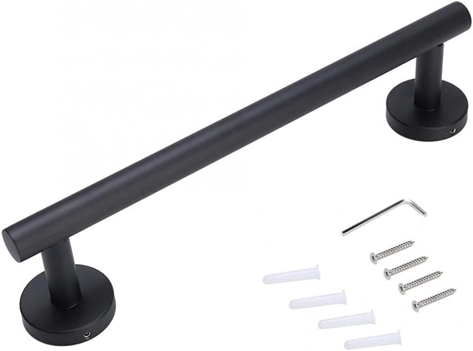 Black Stainless Steel Towel Rail for Bathroom Storage