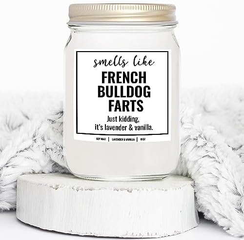 French Bulldog Candle