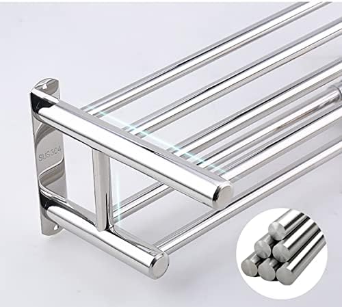 Premium Stainless Steel Towel Rack with Modern Design for Bathroom Kitchen Use
