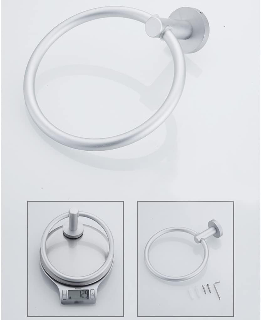 Premium Aluminum Bath Towel Holder Space-Saving Bathroom Storage