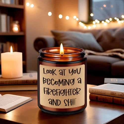 GSPY Scented Candle for Firefighters - Humorous Meaningful Gift