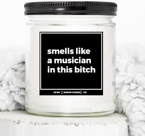 Personalized Music Candle