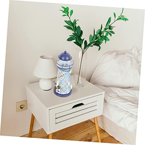 Sky Blue Iron Art Candle Holder