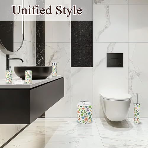 Unique 6-Piece Cartoon Dinosaur Bathroom Set for Kids