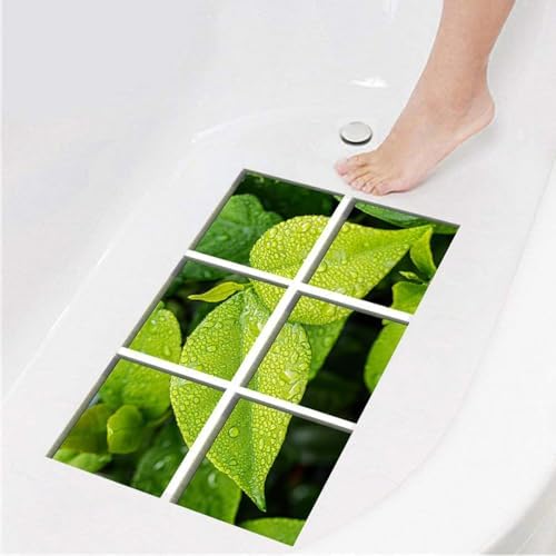 Non Slip Bathtub Stickers Square for Adults 59x59 Inch x 6pcs