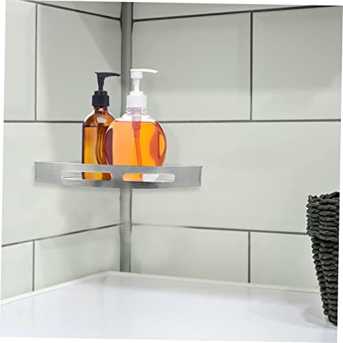 1Set Adhesive Shower Organizer Shelves for Shampoo and Conditioner