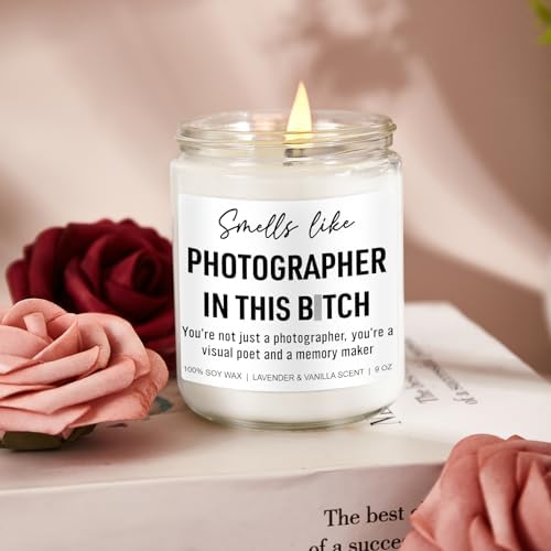Surprise Smells Like Photographer Candle for Givers and Receivers