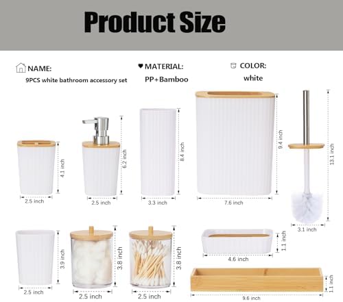 Complete Bathroom Accessories Set