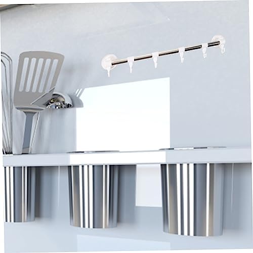 Adjustable Suction Cup Towel Holder Wall Rack for Kitchen Bathroom
