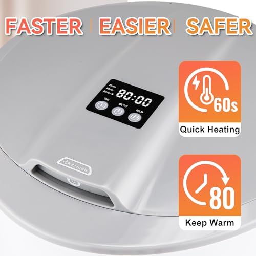 LuxeSoothing Towel Blanket Warmer with LED Display
