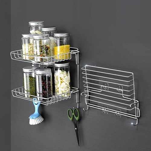 Secure Folding Organizing Rack for the Bathroom