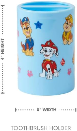 Kids Bathroom Accessory Set 3 Piece Blue