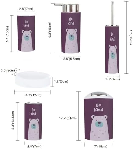 Bathroom Organizers Essential Set Durable Functional Essential for Daily Use