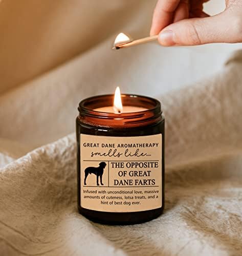 Great Dane Mom Candle Insightful scented soy wax candle for dog owners