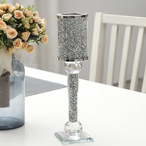 Elegant Silver Candle Holder