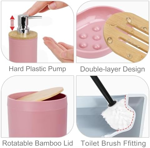 CERBIOR 6-Piece Bathroom Accessory Set