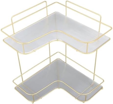 Corner Bathroom Organiser with Adjustable Shelves