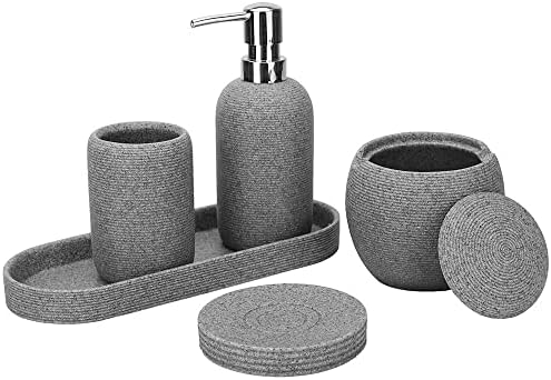 5-Piece Modern Bathroom Accessory Set