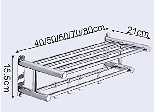 Premium Stainless Steel Towel Rack with Modern Design for Bathroom Kitchen Use