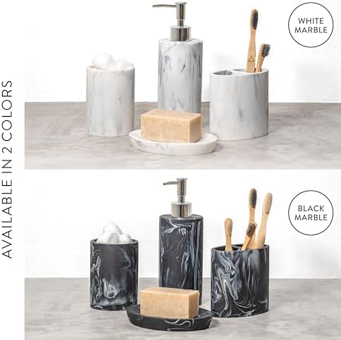 ZCCZ 4-Piece Bathroom Accessories Set