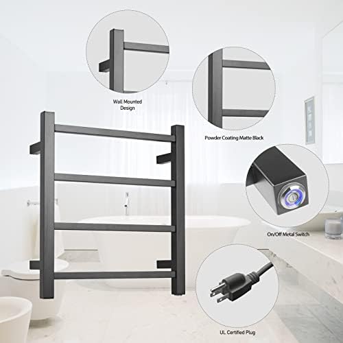 Stainless Steel Wall-Mounted Electric Towel Warmer
