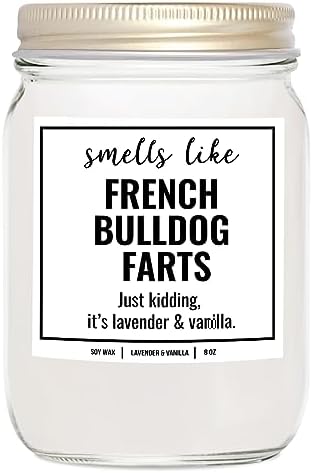 French Bulldog Candle