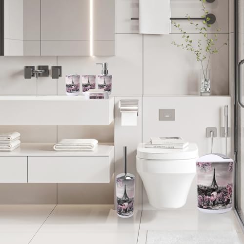 Complete 9-Piece Bathroom Accessory Set for Hygiene Comfort