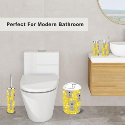 6-Piece Bathroom Accessory Set Australian Animal Bathroom Accessories XNGJEMVWXO