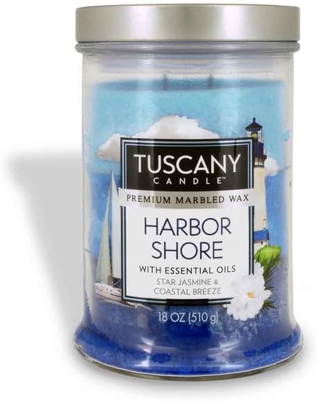 Empire Candle 18 oz Marble Jar