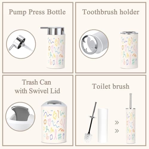 GISGBJWBathroom Accessories Set 6 Packing Idea New Bamboofuncs Small Space Organizers