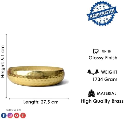 Elegant Brass Candle Holder