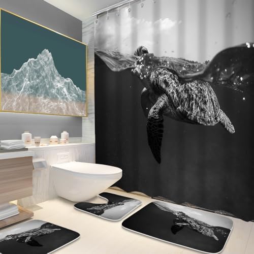 Final Friday Nautical Sea Turtle Kids Bathroom Set
