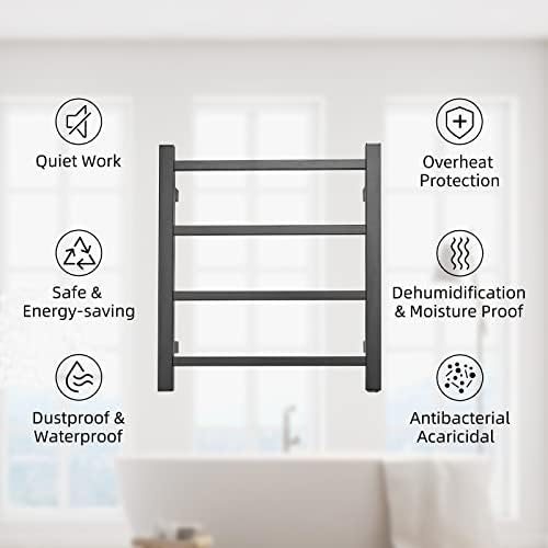 Stainless Steel Wall-Mounted Electric Towel Warmer