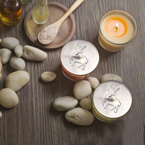 Secure Candle Cover with Stainless Steel Lid for Home Office Use