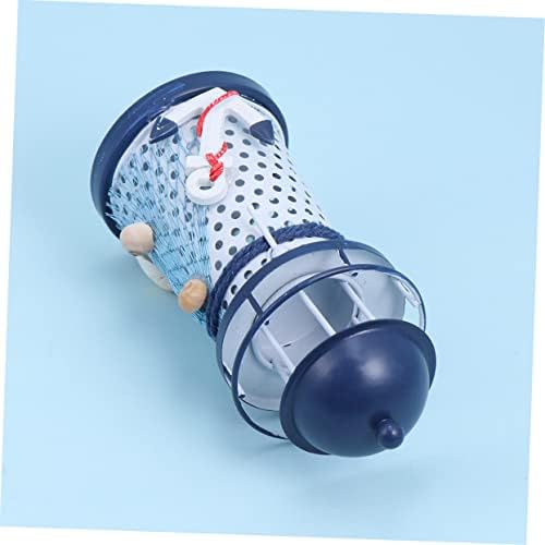 Homoyoyo Lighthouse Metal Candle Holder Desktop Decor