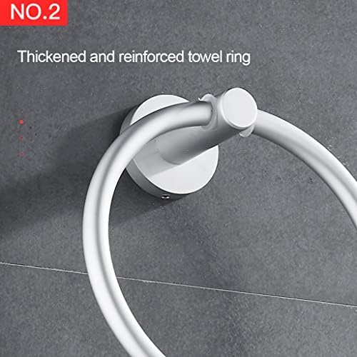 Premium Aluminum Bath Towel Holder Space-Saving Bathroom Storage