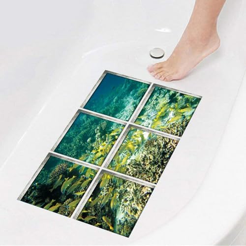Non-Slip Bath Sticker for Kids Durable Marine Design